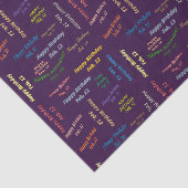 2月12日誕生日ティッシュペーパー 薄葉紙 (詳細)