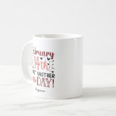 2月14日ちょうど別の日バレンタイン コーヒーマグカップ (正面左)