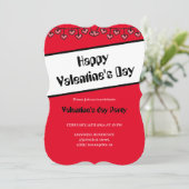 2月14日ハートハッピーバレンタインデー 招待状 (スタンド正面)