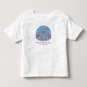 2月14日フェリス・ホイール・デイ トドラーTシャツ
