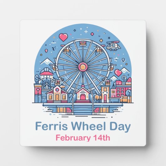 2月14日フェリス・ホイール・デイ フォトプラーク (正面)