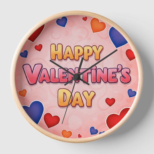 2月14日 壁時計 (正面)