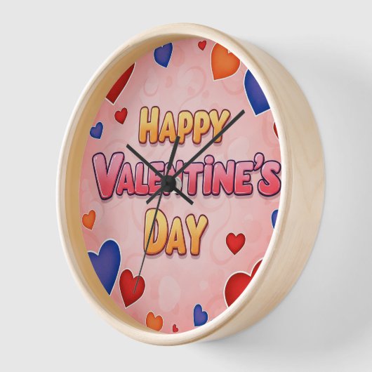 2月14日 壁時計 (傾斜)