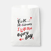 2月14日、私は毎日あなたを愛している フェイバーバッグ (正面)