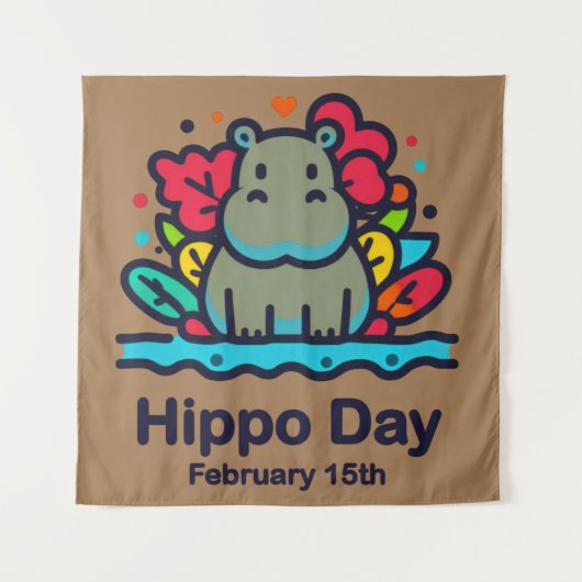 2月15日(火)の日 タペストリー (正面)