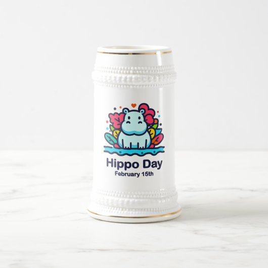 2月15日（火）の日 ビールジョッキ (中央)