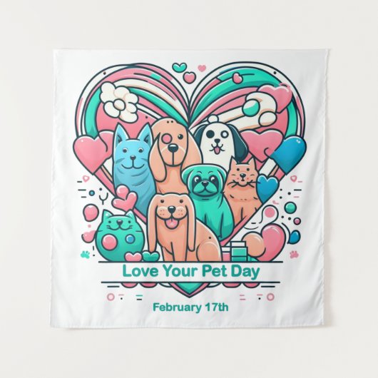 2月17日の愛 タペストリー (正面)