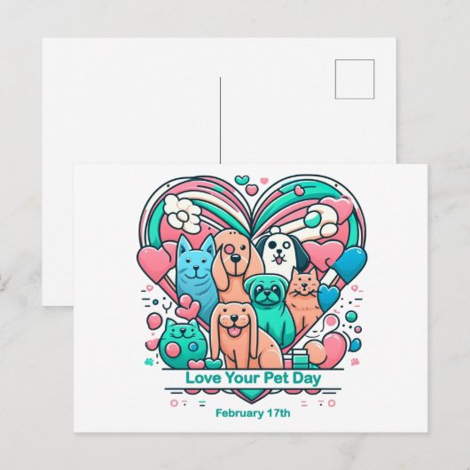 2月17日の愛 ポストカード (正面/裏面)