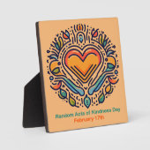 2月17日の無作為の親切日 フォトプラーク (正面)