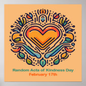 2月17日の無作為の親切日 ポスター (正面)