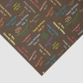 2月17日誕生日ティッシュペーパー 薄葉紙 (詳細)