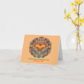 2月17日　善行の日 カード (黄色い花)