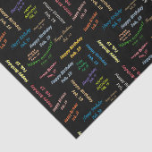 2月19日誕生日ティッシュペーパー 薄葉紙 (詳細)