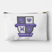 2月19日〜29日のうお座誕生日クレスト™ アクセサリーポーチ (裏面)