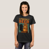 2月2日とぼけの日 お酒を予想 とぼけたハムスター Tシャツ (正面フル)