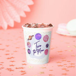 2月2日の誕生日の編集可能な招待状ページ 紙コップ