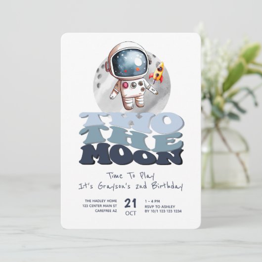 2月2日の誕生日の飛行士 招待状 (スタンド正面)