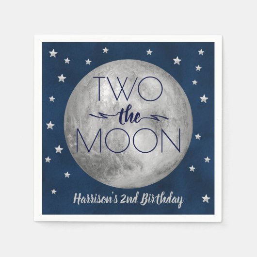 2月2日の誕生日ナプキン スタンダードカクテルナプキン (正面)