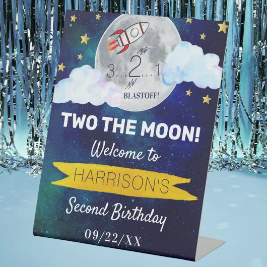 2月2日の誕生日パーティーへようこそ 台座サイン