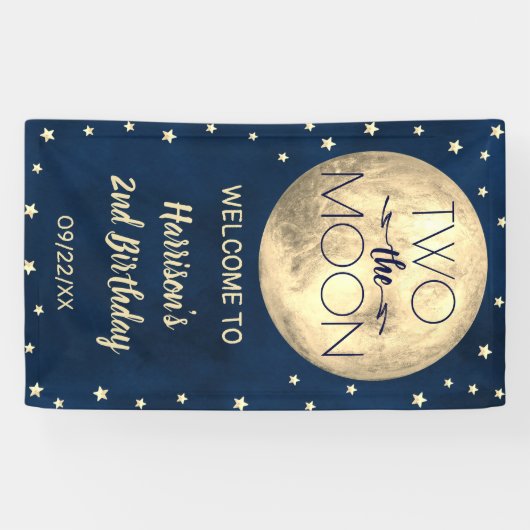 2月2日の誕生日パーティーへようこそ 横断幕 (横)