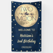 2月2日の誕生日パーティーへようこそ 横断幕 (縦)