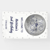 2月2日の誕生日パーティーへようこそ 横断幕 (横)