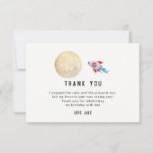 2月2日の誕生日パーティーサンキューカード サンキューカード (正面)