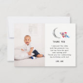 2月2日の誕生日パーティー写真ありがとう サンキューカード (正面)