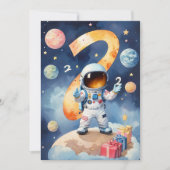 2月2日の誕生日パーティー 招待状 (正面)