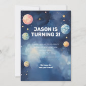 2月2日の誕生日パーティー 招待状 (裏面)