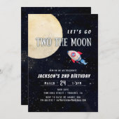 2月2日の誕生日パーティー 招待状 (正面/裏面)