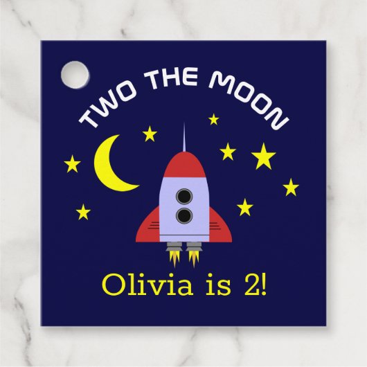 2月2日の誕生日ロケットの船星 フェイバータグ (正面)