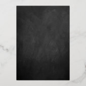 2月2日の誕生日実在 箔招待状 (裏面)