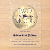 2月2日の誕生日 アクリル招待状 (正面)