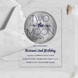 2月2日の誕生日 アクリル招待状