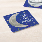 2月2日の誕生日 スクエアペーパーコースター (アングル)