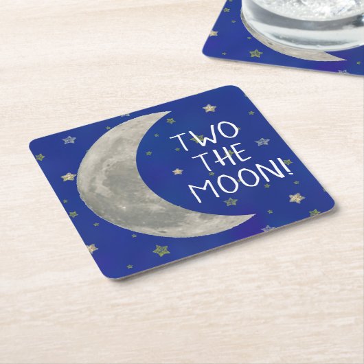 2月2日の誕生日 スクエアペーパーコースター (アングル)