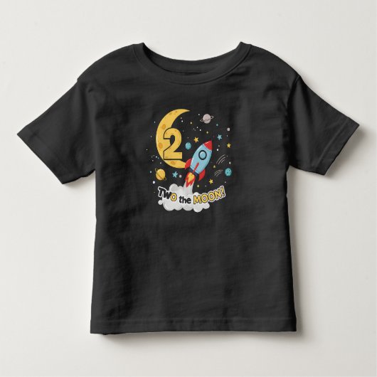 2月2日の誕生日 トドラーTシャツ (正面)