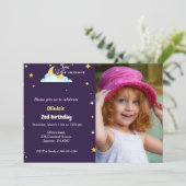 2月2日バースデーガールパーティの招待状 招待状 (スタンド正面)