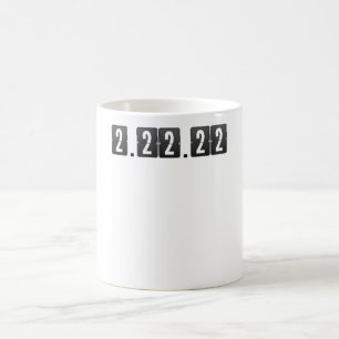 2月2日火曜日2-22-22算数先生 コーヒーマグカップ