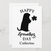 2月2日 | Happy Groundhogの日パーソナライズされた名 シーズンカード (正面/裏面)