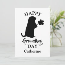 2月2日 | Happy Groundhogの日パーソナライズされた名