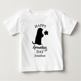 2月2日 | Happy Groundhogの日パーソナライズされた名 ベビーTシャツ