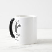 2月2日 | Happy Groundhogの日パーソナライズされた名 モーフィングマグカップ (正面左)