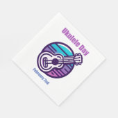 2月2日 – Ukulele Day スタンダードランチョンナプキン (角)