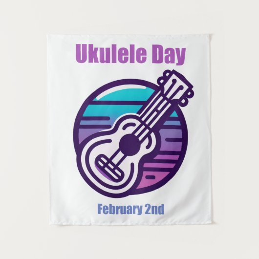 2月2日 – Ukulele Day タペストリー (正面)