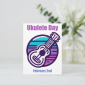 2月2日 – Ukulele Day ポストカード (スタンド正面)