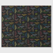 2月21日誕生日ギフト包装紙 ラッピングペーパー (フラット)