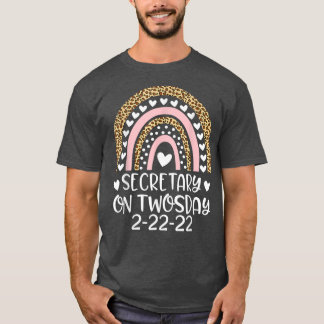 2月22日2_22_2022おもしろい書記 Tシャツ
