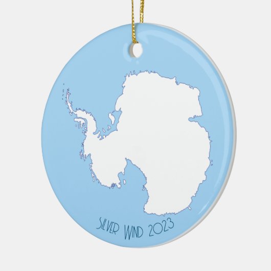 2月28日の南極クルーズからのオーナメント セラミックオーナメント (左)